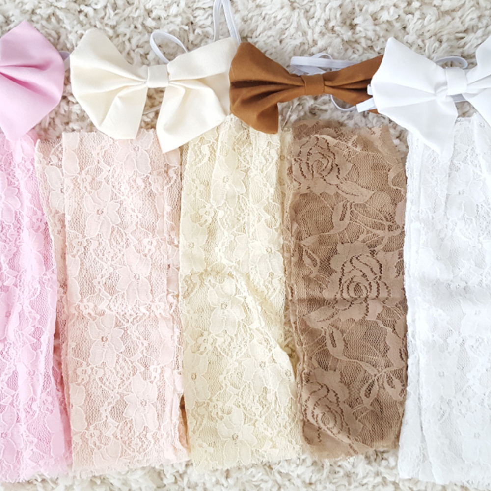 5 for $25 Baby Girl Lace Leg Warmers Only - Picture 4 of 6